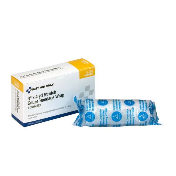 Gauze Bandage Roll - Sterile - 4 yd x 3 in